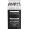 Hotpoint HDG5GCW gas double cooker white, 50cm freestanding cooker, Dalzells