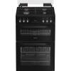 Hotpoint HDG6GDCB1 gas double cooker in black 60cm