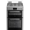 Hotpoint HDG6GDCX gas double cooker in inox 60cm