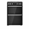 Hotpoint HDM67G0C2CB Gas Cooker with Double Oven - Black
