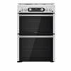 Hotpoint HDM67G0C2CX Gas Cooker with Double Oven - Inox