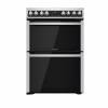 Hotpoint HDM67V8D2CX Electric Double Oven Cooker - Inox