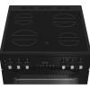 Hotpoint HTE6VDCB1 electric twin cooker in black 60cm