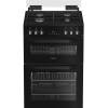Hotpoint HTG6GDCB1 gas twin cooker in black 60cm