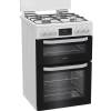 Hotpoint HTG6GDCW 60cm twin gas cooker with A+ energy efficiency