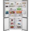 Hotpoint large capacity fridge freezer 572 litre silver finish
