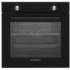Image of NordMende SOC315BL Built-In Multifunction Oven in black glass finish