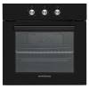 Image of the Nordmende SO206BL Built-In Single Fan Oven in sleek black glass finish