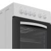 Indesit 50cm electric single cooker with solid plate hob