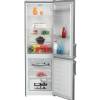 Indesit 6040 fridge freezer with doors open showing internal storage