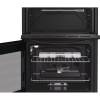 Indesit 60cm gas cooker with twin oven and grill