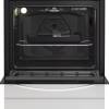 Indesit 60cm gas single cooker with hydrolytic cleaning