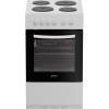 Indesit I5E3KMW electric cooker white, 50cm freestanding cooker, Dalzells