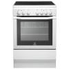 Indesit I6VV2AW Single Electric Cooker with Cermic Hob