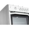 Indesit I6VV2AW Single Electric Cooker with Cermic Hob