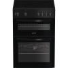 Indesit ITE6VMB electric twin cooker black, 60cm freestanding cooker, Dalzells