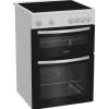Indesit ITE6VMW  electric cooker with ceramic hob and twin oven