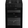 Indesit ITG6GB gas twin cooker black, 60cm freestanding cooker, Dalzells