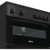 Indesit black electric cooker A energy rating