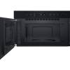Indesit black microwave and grill combination