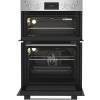 Indesit electric double oven with twin grill feature