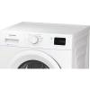 Indesit white washing machine with fast stain removal