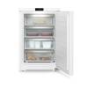 Interior view of Liebherr freezer with 4 VarioSpace drawers