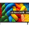 LG 43NANO80A6B 43-inch 4K NanoCell Smart TV - Front View
