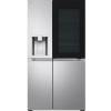 LG 628L brushed steel American fridge freezer with Instaview