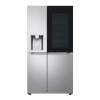 LG 628L brushed steel American fridge freezer