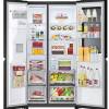 LG 635L InstaView side by side fridge freezer