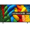 LG 65NANO80A6B 65-inch 4K Ultra HD QNED Smart TV - Front View