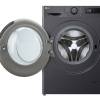 LG FWY706GBTN1 washer dryer with open door showing drum and TurboWash™ jets