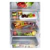 LG GBG7190CEV fridge freezer with doors open revealing spacious interior layout