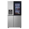 LG GSGV80PYLL InstaView™ fridge freezer in Prime Silver with side-by-side doors