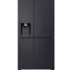 LG GSLE91EVAB side by side fridge freezer Essence Black Steel, Dalzells
