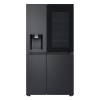 LG GSXE91EVAD InstaView fridge freezer in Essence Black Steel