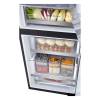 LG InstaView fridge freezer open showing freezer compartments