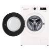 LG W4X1085NWK washer dryer with door open showing drum interior