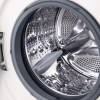 LG white washing machine allergen reducing steam wash