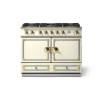 La Cornue CornuFé 110cm Dual Fuel Polished Brass Blanc