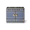 La Cornue CornuFé 110cm Dual Fuel Polished Brass Provence Blue