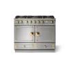 La Cornue CornuFé 110cm Dual Fuel Polished Brass Stainless Steel