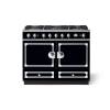 La Cornue CornuFé 110cm Dual Fuel Polished Chrome Gloss Black