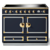 La Cornue CornuFé 110cm Induction Polished Brass Dark Navy Blue