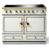 La Cornue CornuFé 110cm Induction Polished Brass Pure White 