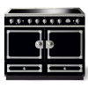 La Cornue CornuFé 110cm Induction Satin Chrome Gloss Black