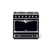 La Cornue CornuFé Albertine 90cm Dual Fuel Polished Chrome Gloss Black