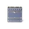 La Cornue CornuFé Albertine 90cm Dual Fuel Polished Chrome Provence Blue