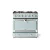 La Cornue CornuFé Albertine 90cm Dual Fuel Polished Chrome Roquefort